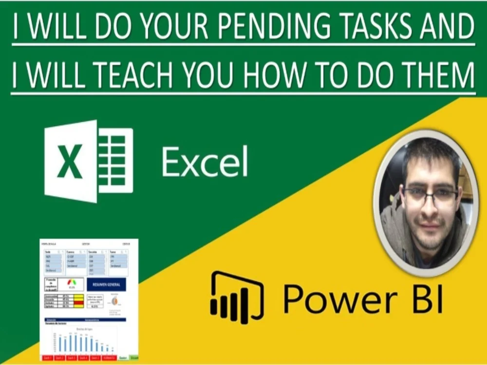 Impact dashboards in excel and power bi Upwork