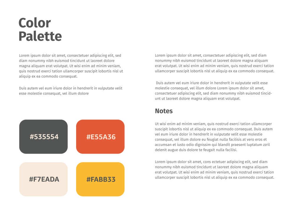 A professional brand style guide designed by a former Amazon art