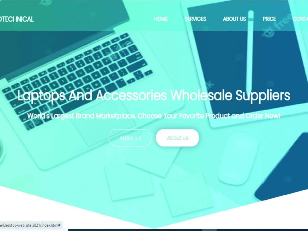 Design and developed modern responsive website with HTML,CSS,PHP ...