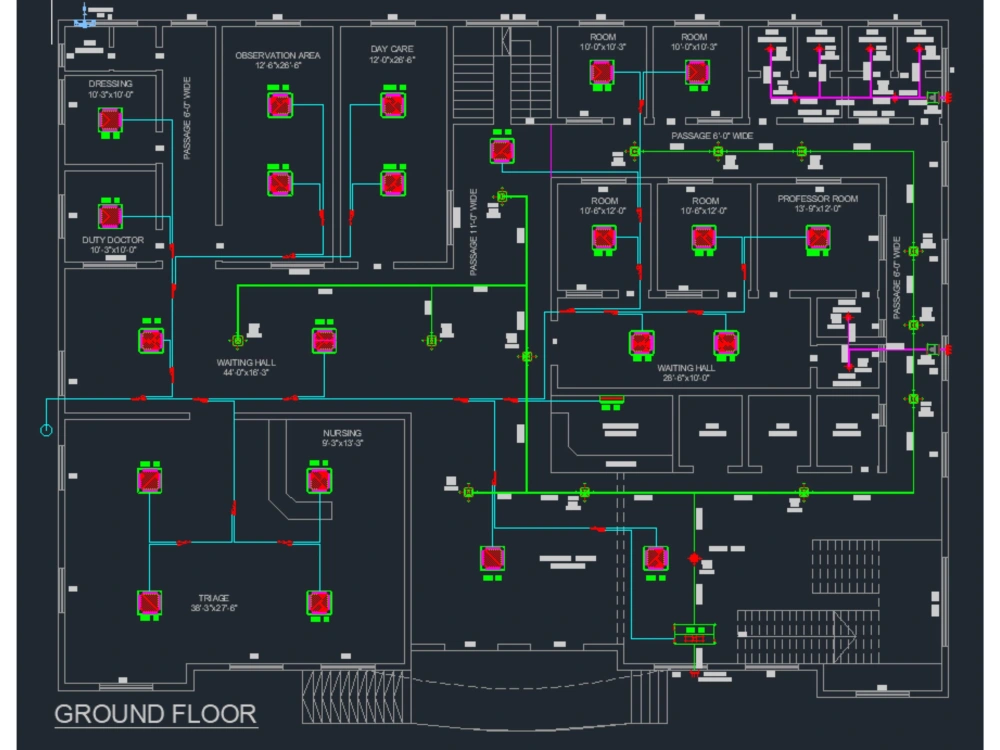 HVAC Desing with Specification and Material Take-Off Sheet and Drawings ...