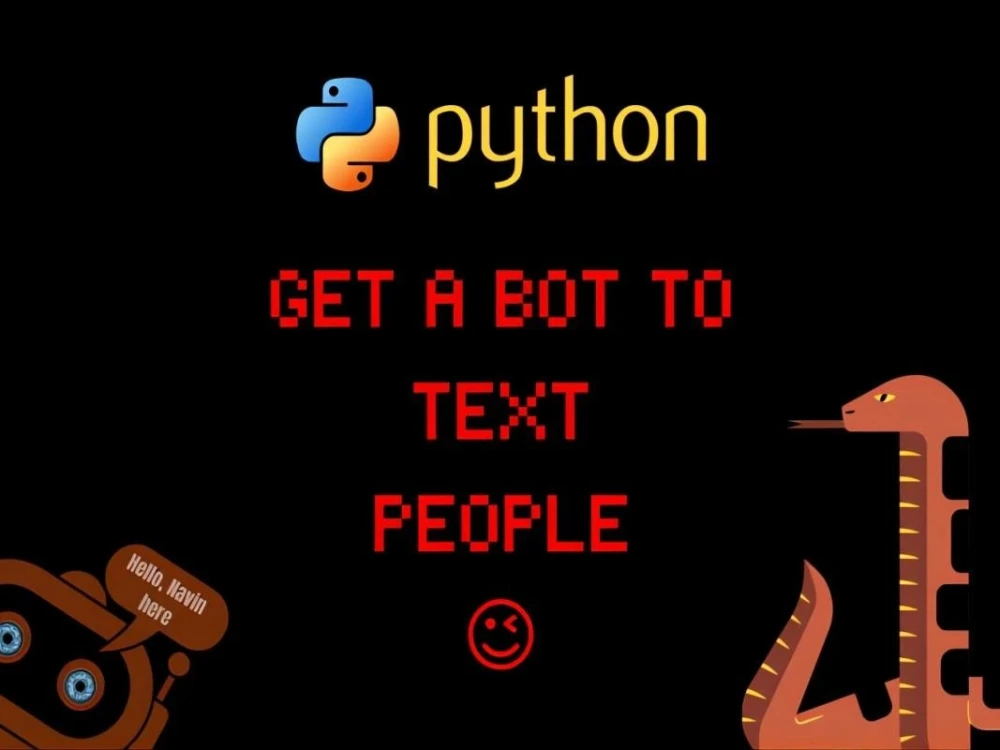 Create a chatbot written in python code | Upwork