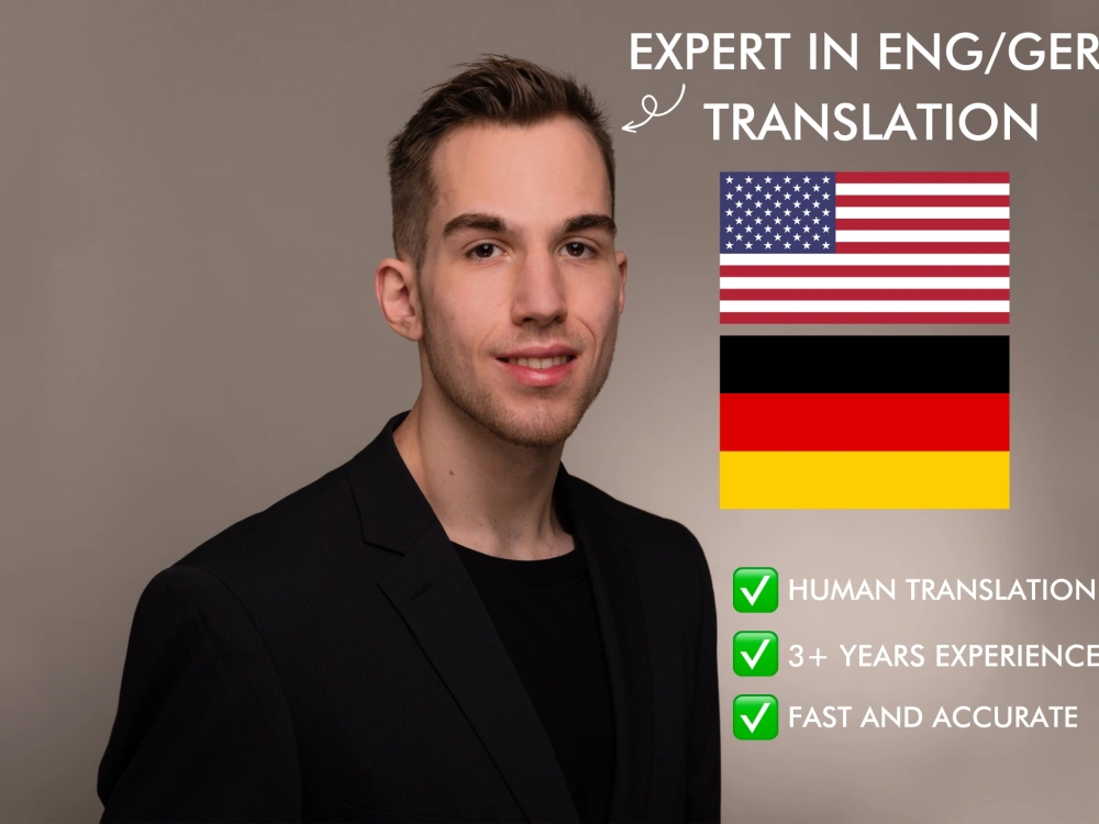 A highquality EnglishtoGerman translation Upwork