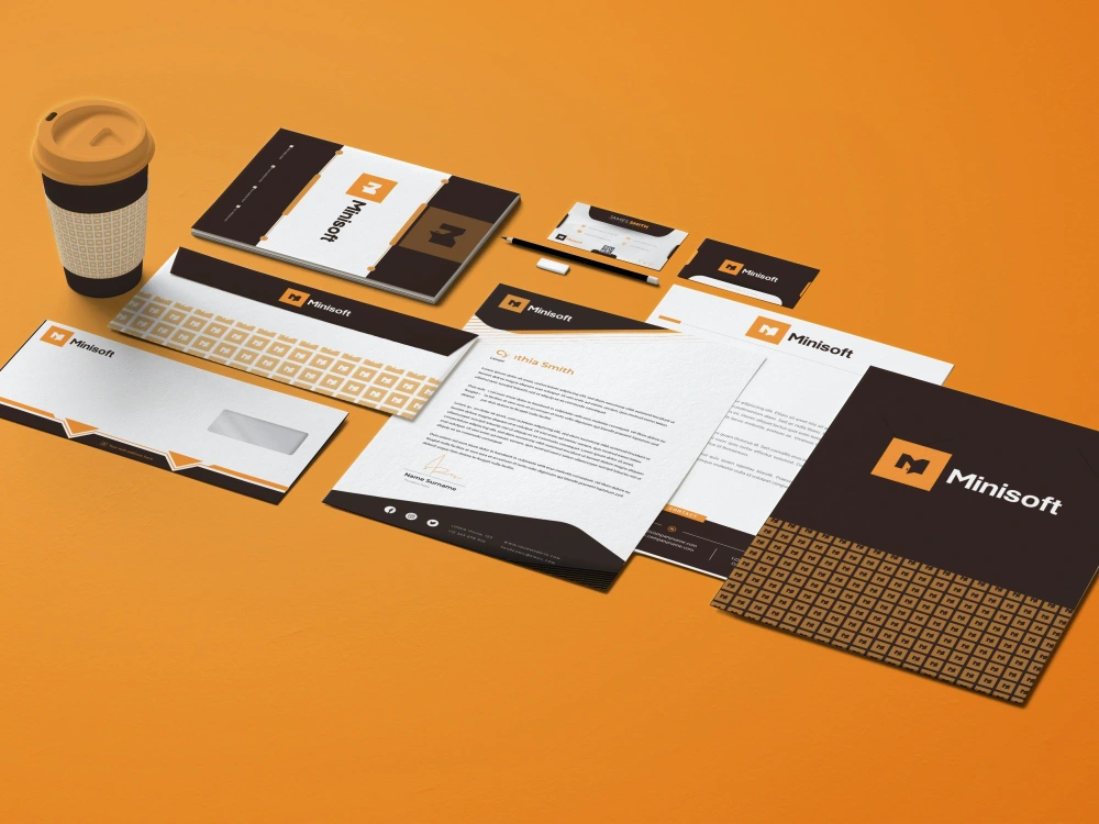 Minimalist logo with corporate brand style guide | Upwork