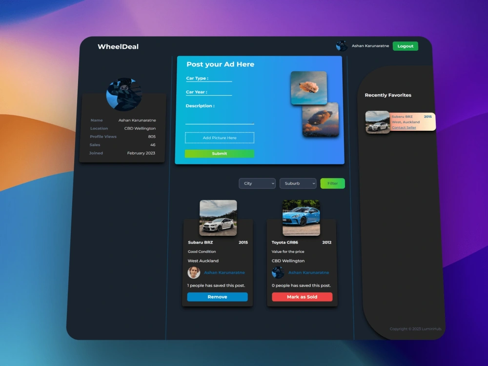 A Fantastic Full Stack Web Application Upwork