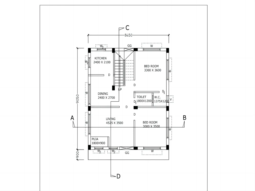 2d and 3d floor plans with the right dimensions | Upwork