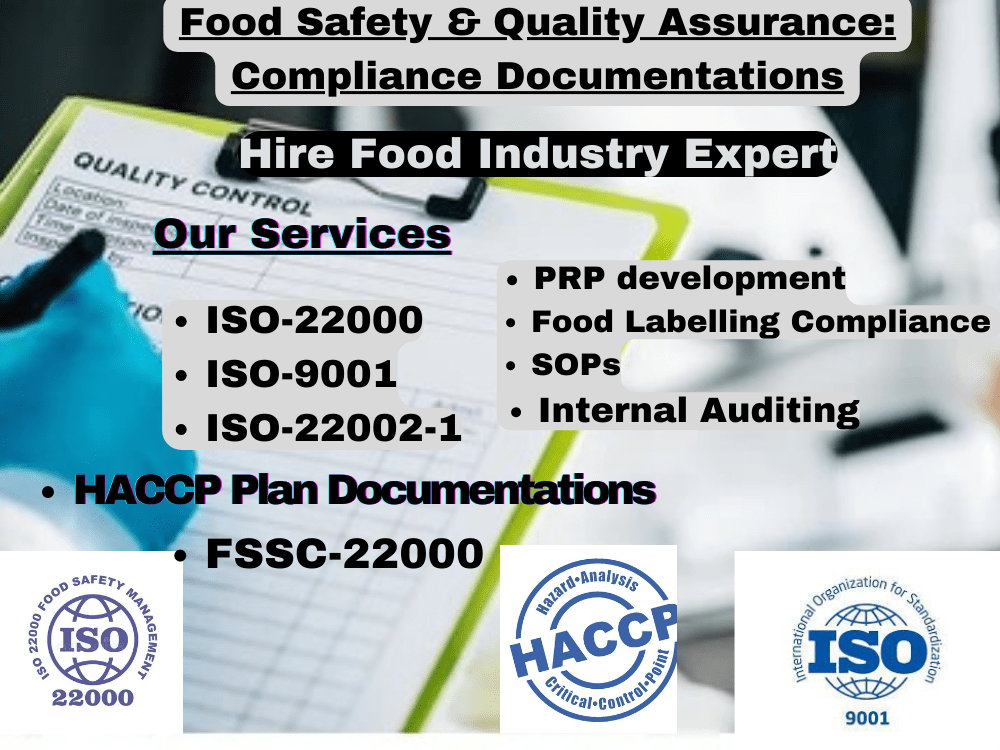 Food safety and quality assurance, ISO standards, FSSC, HACCP ...