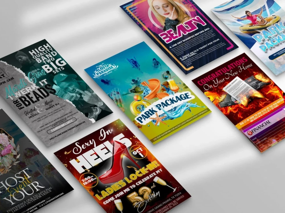 Unique & custom Motion / static Flyers | Upwork