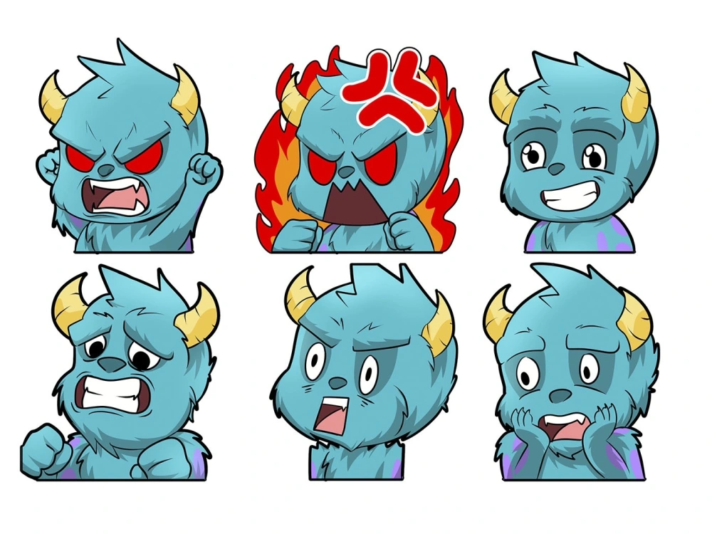 Cute design custom emotes character | Upwork