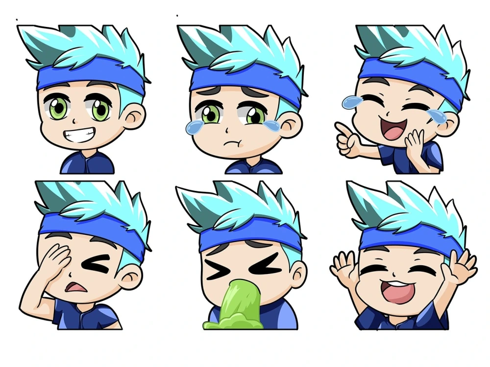 Cute design custom emotes character | Upwork