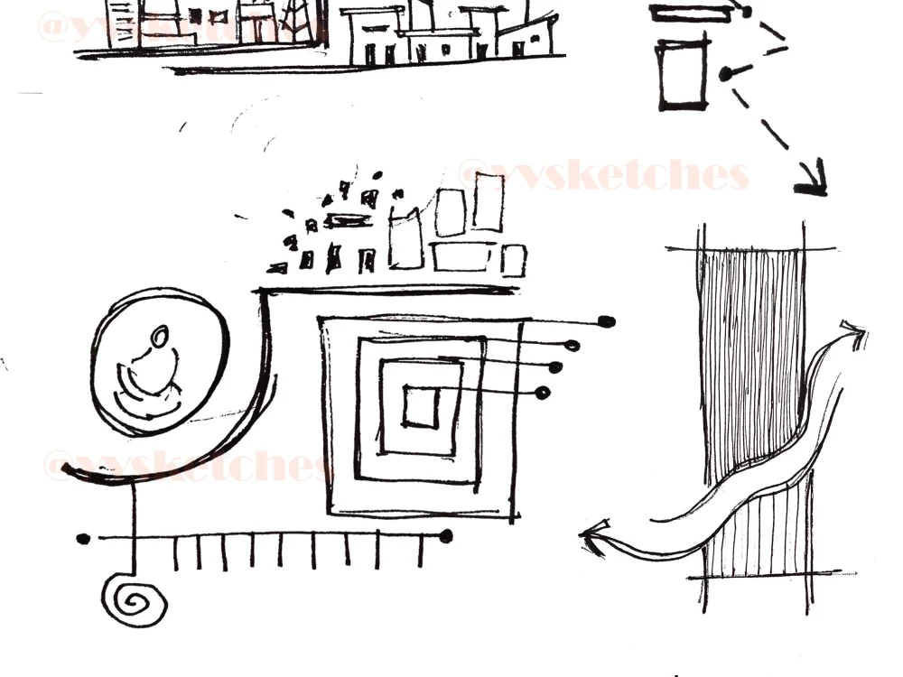 Architectural concept diagram and sketches | Upwork