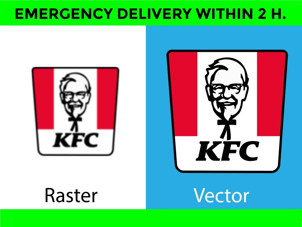 Raster logo image to vector tracing art illustration | Upwork