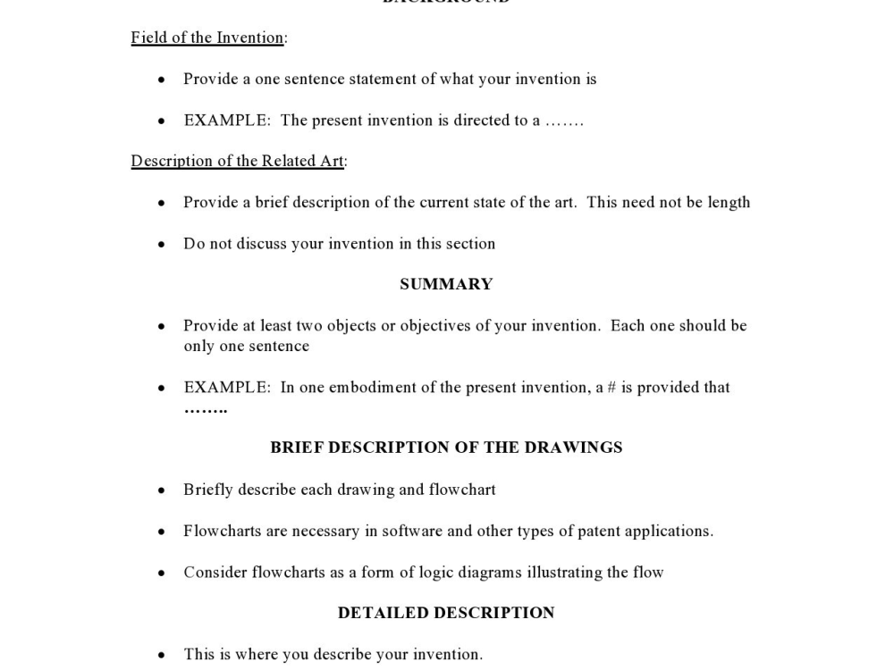 Utility patent drafting include provisional or complete specification ...
