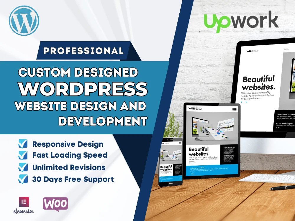 A professional responsive WordPress website within 24 hours | Upwork