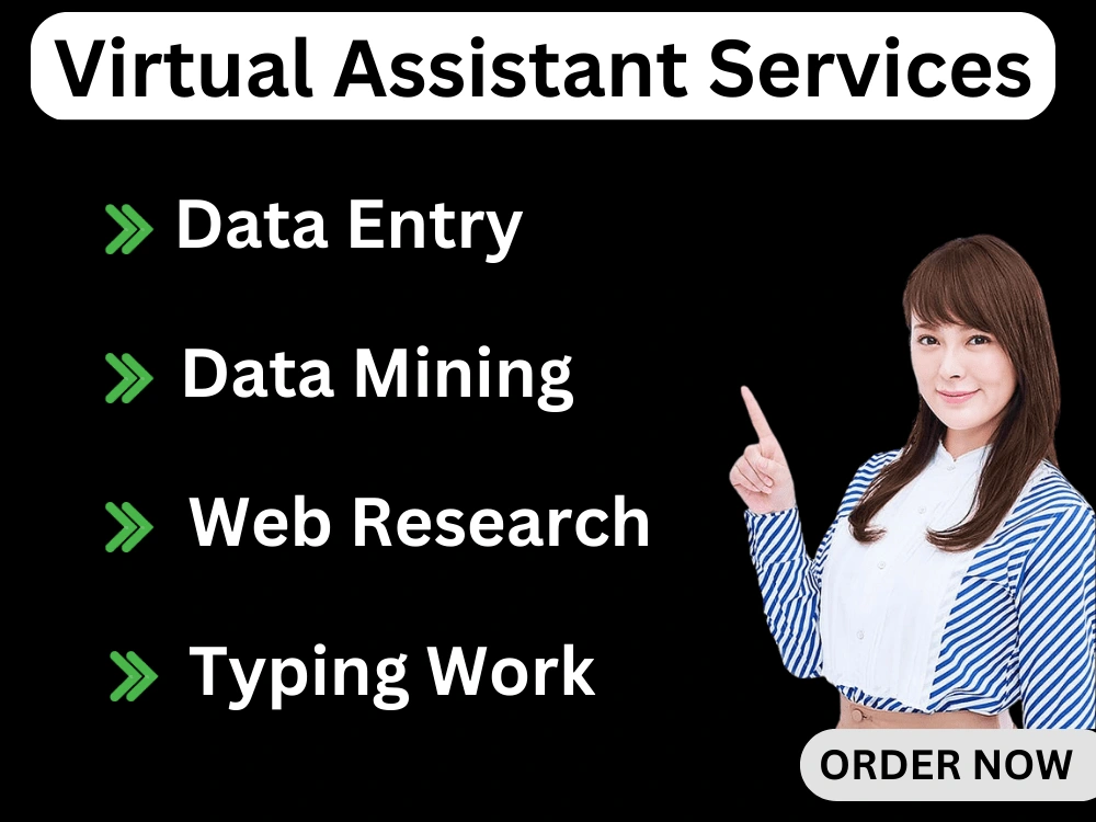 Virtual assistant for fastest data entry and web research | Upwork