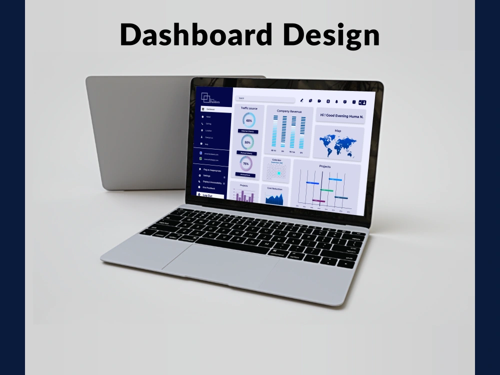 Website dashboard ui/ux design for your business/company | Upwork