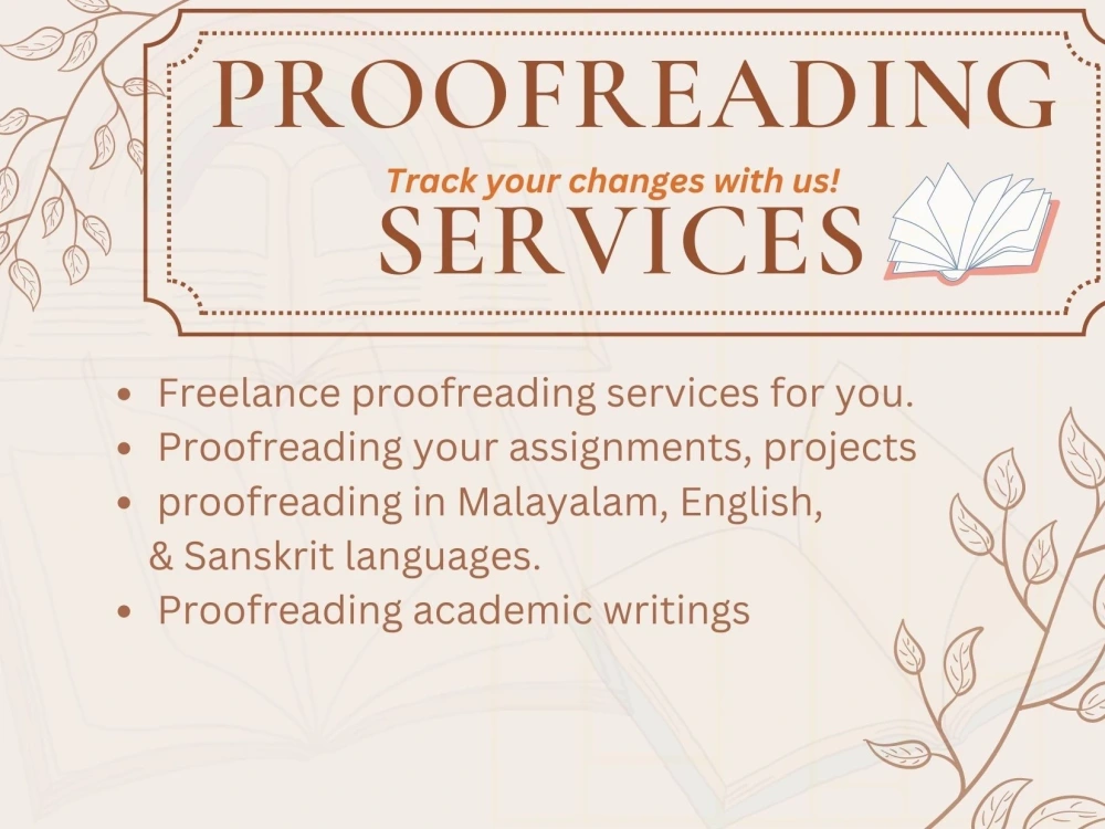 Proofreading Service Using Ms Word Track Changes Upwork Proofreading Service Using Ms Word Track Changes Upwork