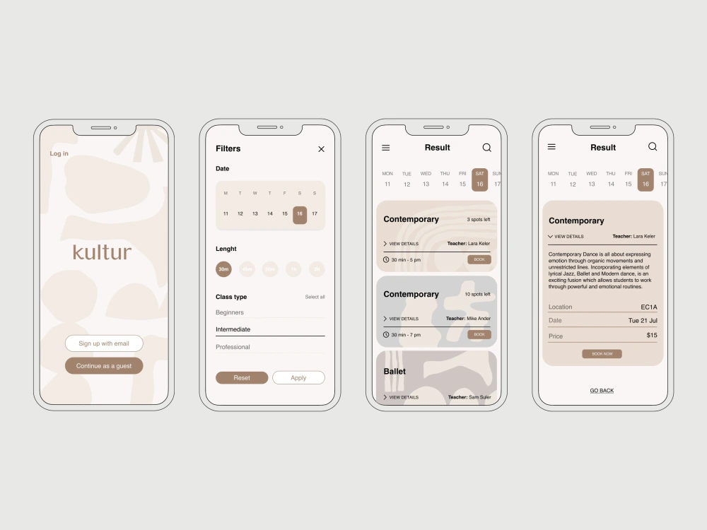 A UI UX website design or web template | Upwork