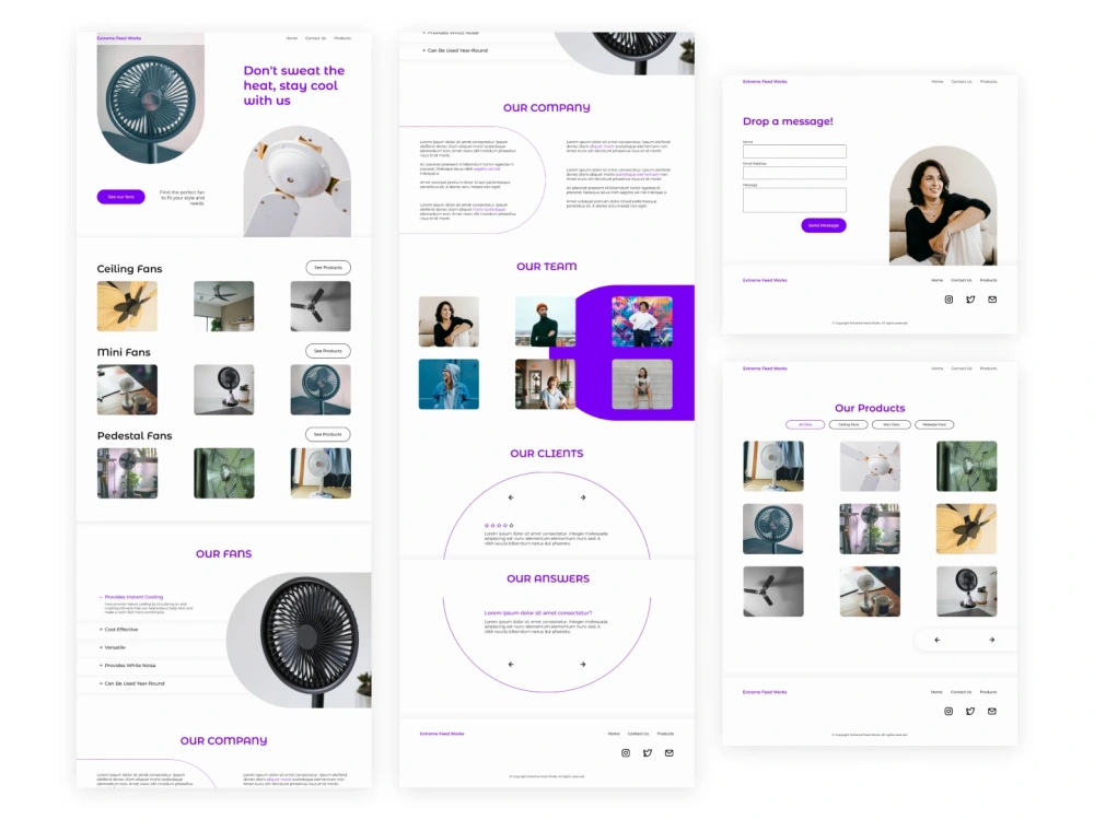 A minimal and modern website design in Figma | Upwork