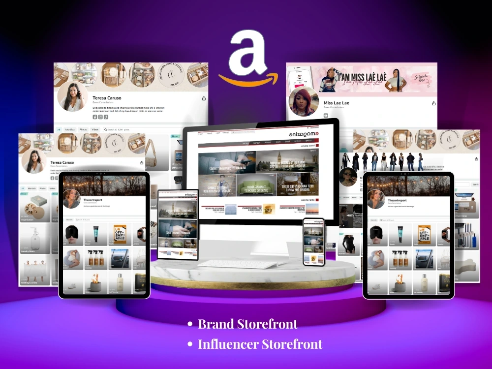 Top Quality Amazon Influencer Storefront Or Brand Storefront Design Top Quality Amazon Influencer Storefront Or Brand Storefront Design