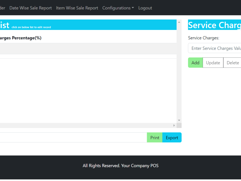 Point of Sale (POS) Upwork