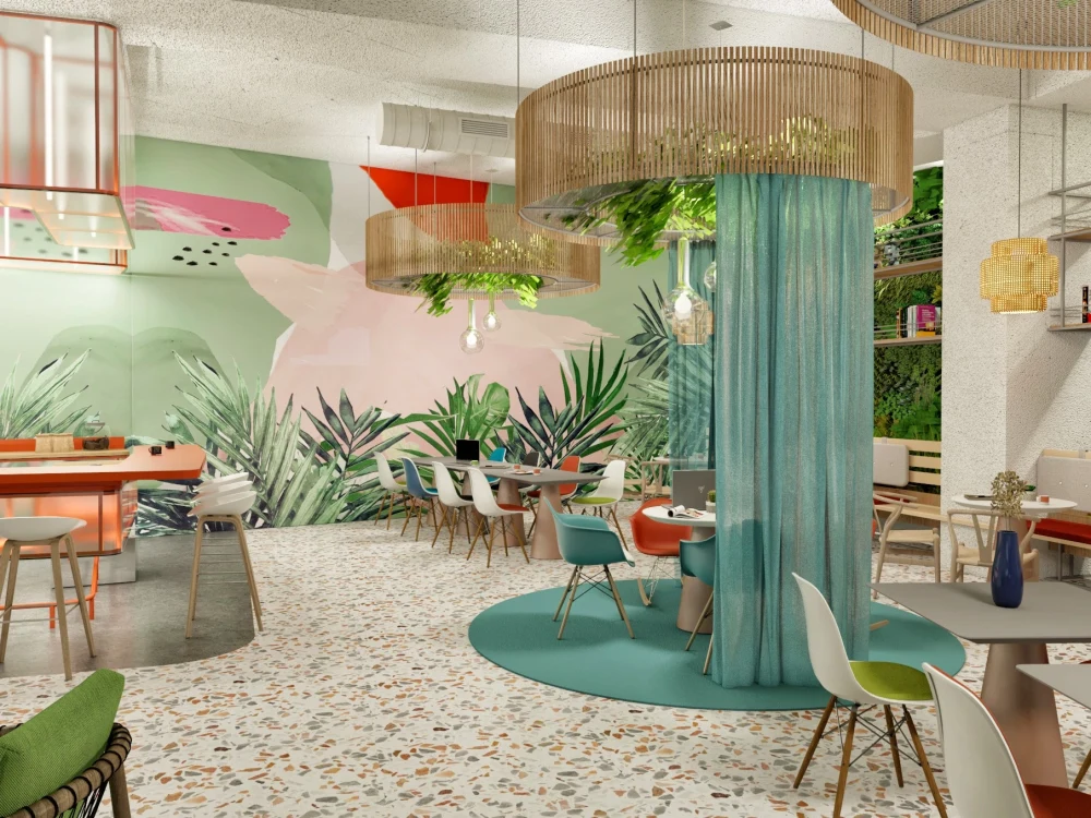 Shell Cafe Renders Renders for cafe, restaurant, coffee shop, and lounge interior designs ...