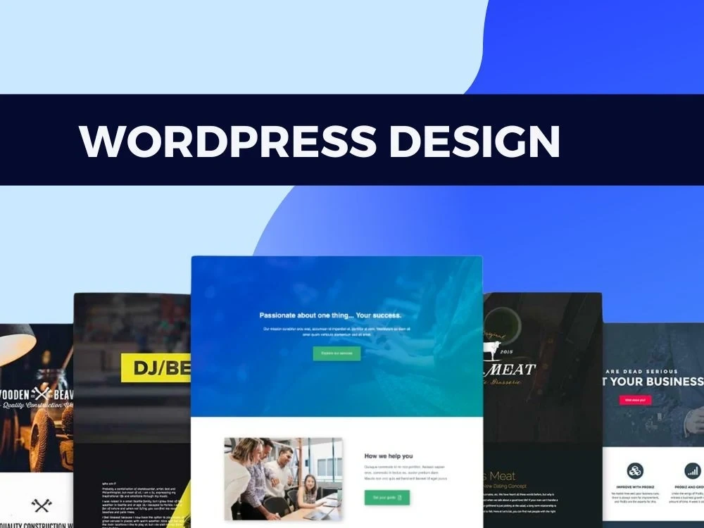 A wordpress design redesign revamp customize website | Upwork