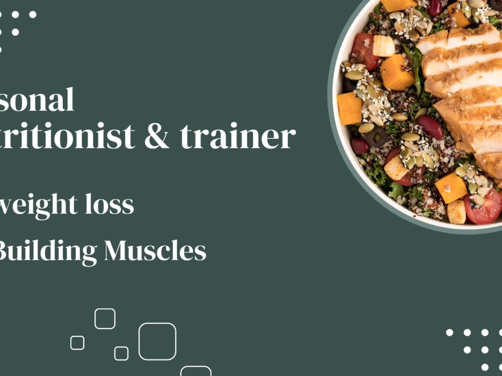 A diet plan and exercise to make your body be in shape. | Upwork