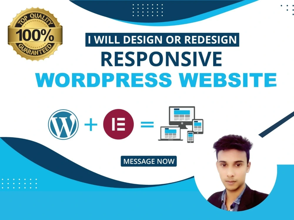 Create a fully responsive WordPress website or WordPress design | Upwork