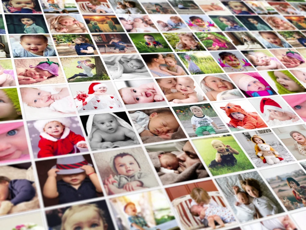 An amazing photo mosaic photo slideshow video, multi photo slideshow ...