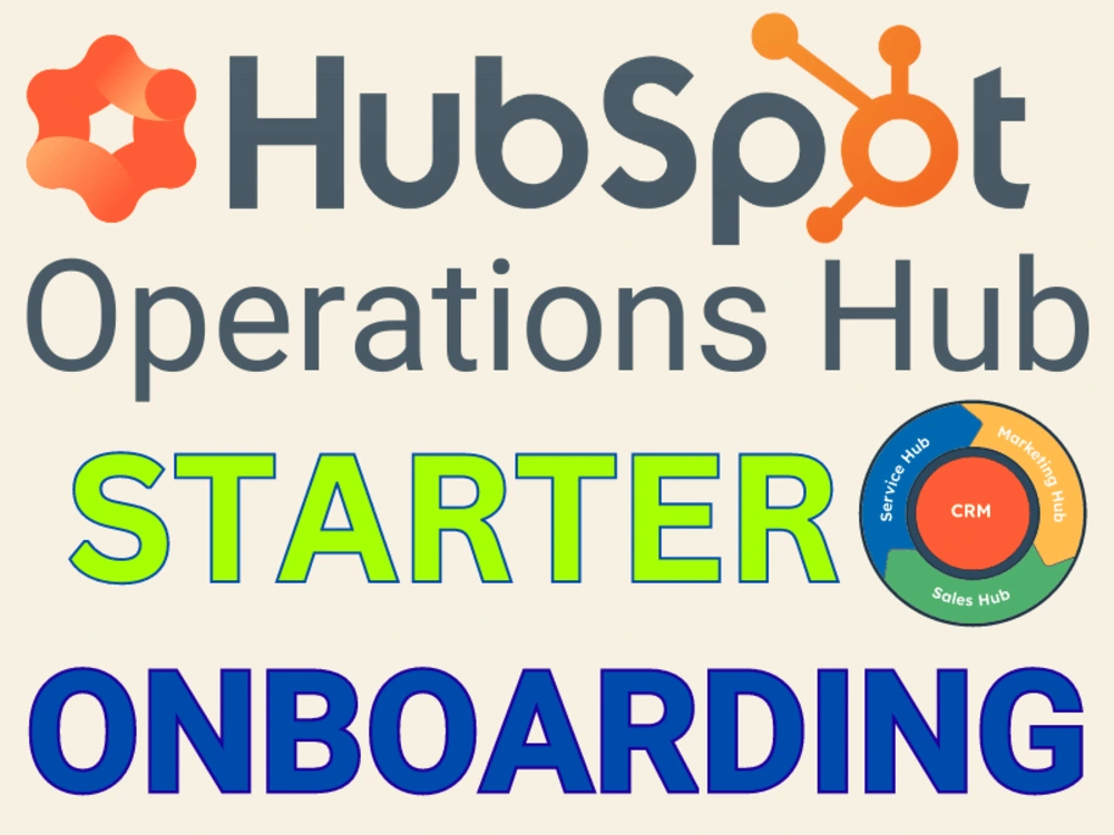 Operations Hub Starter Set Up with Hubspot Onboarding + Customization ...