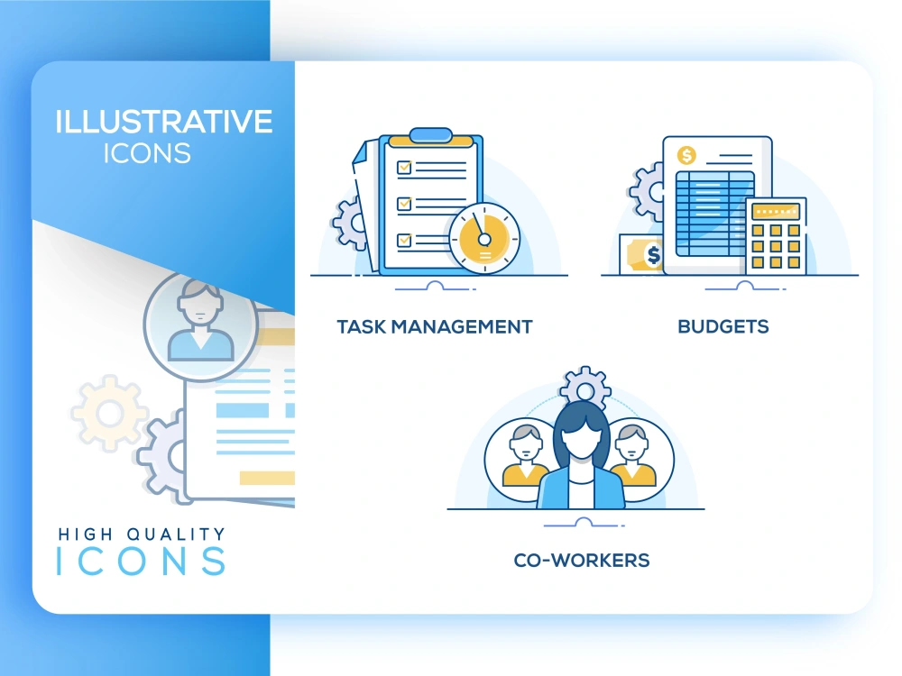 Custom Vector Icons set for your website, application | Upwork