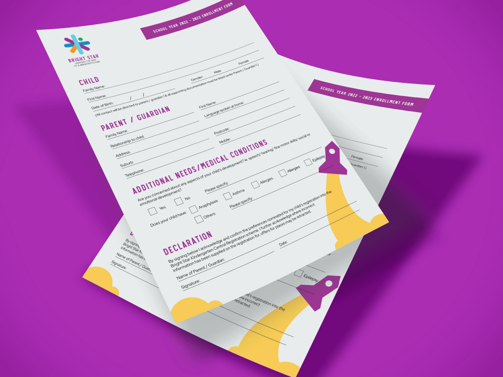 A Modern Designed and Interactive Fillable PDF Form | Upwork