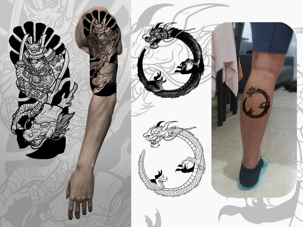 An amazing tattoo design or tattoo cover-up