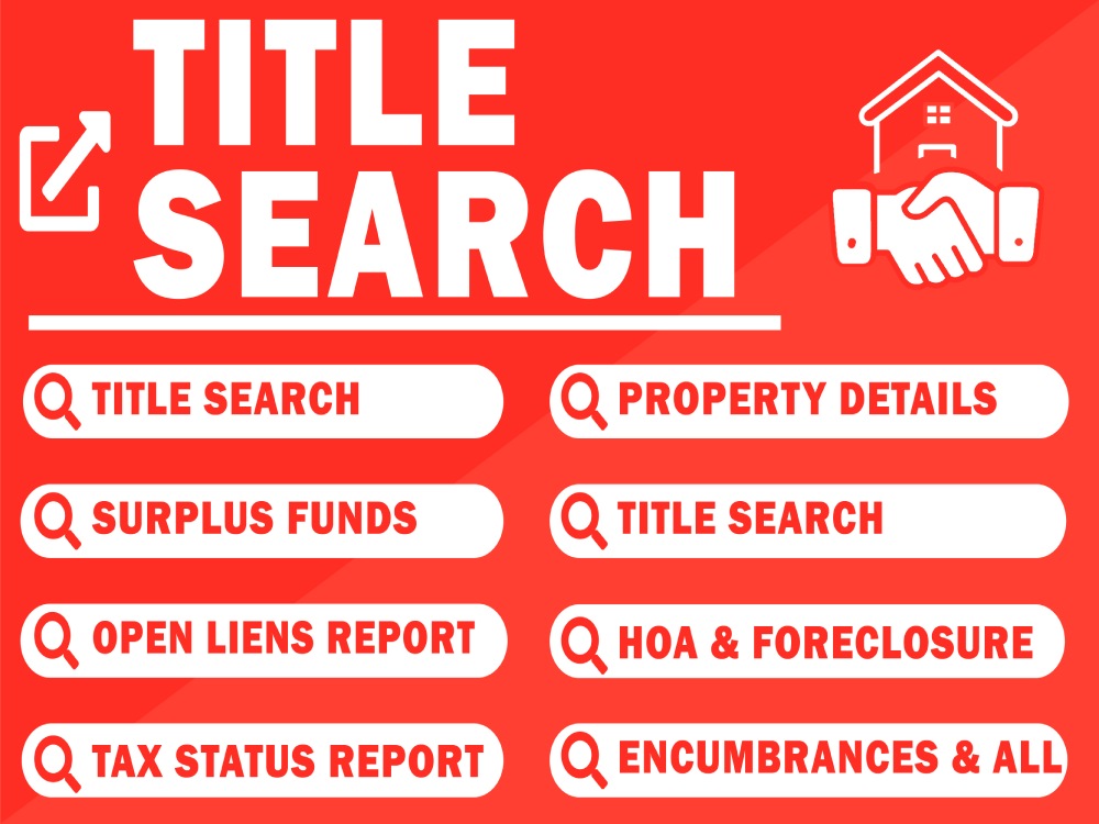 Full do title searches underwriting Upwork