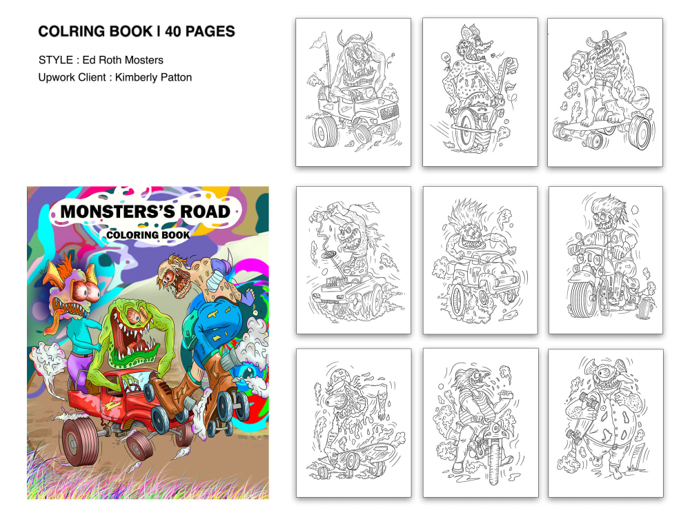 A professional coloring book | Upwork
