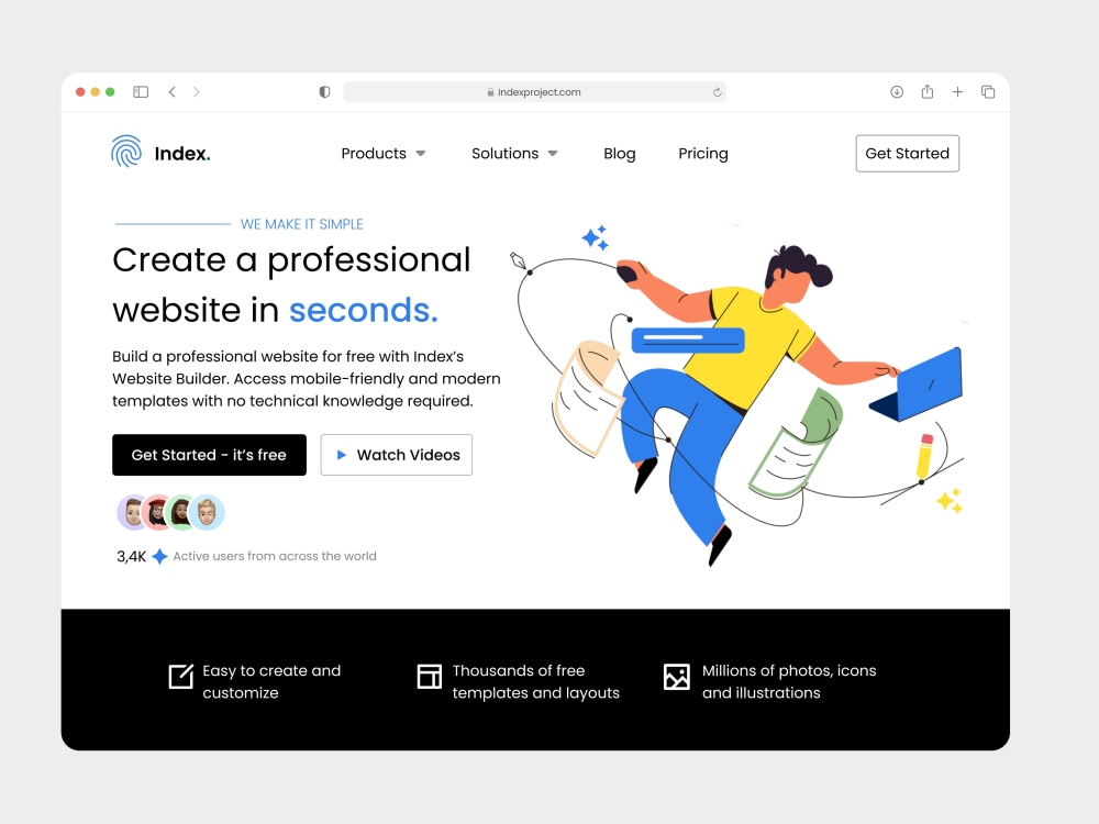 A Modern Minimalist UI/UX design (Website or Mobile Application) | Upwork