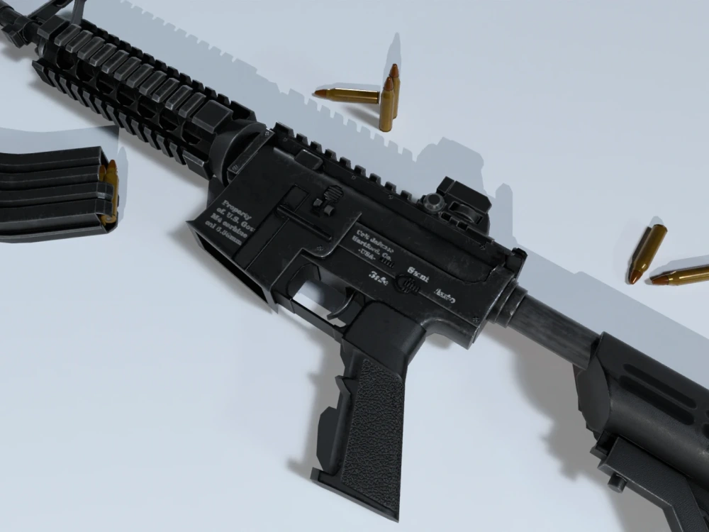 Low poly weapon model with texture | Upwork