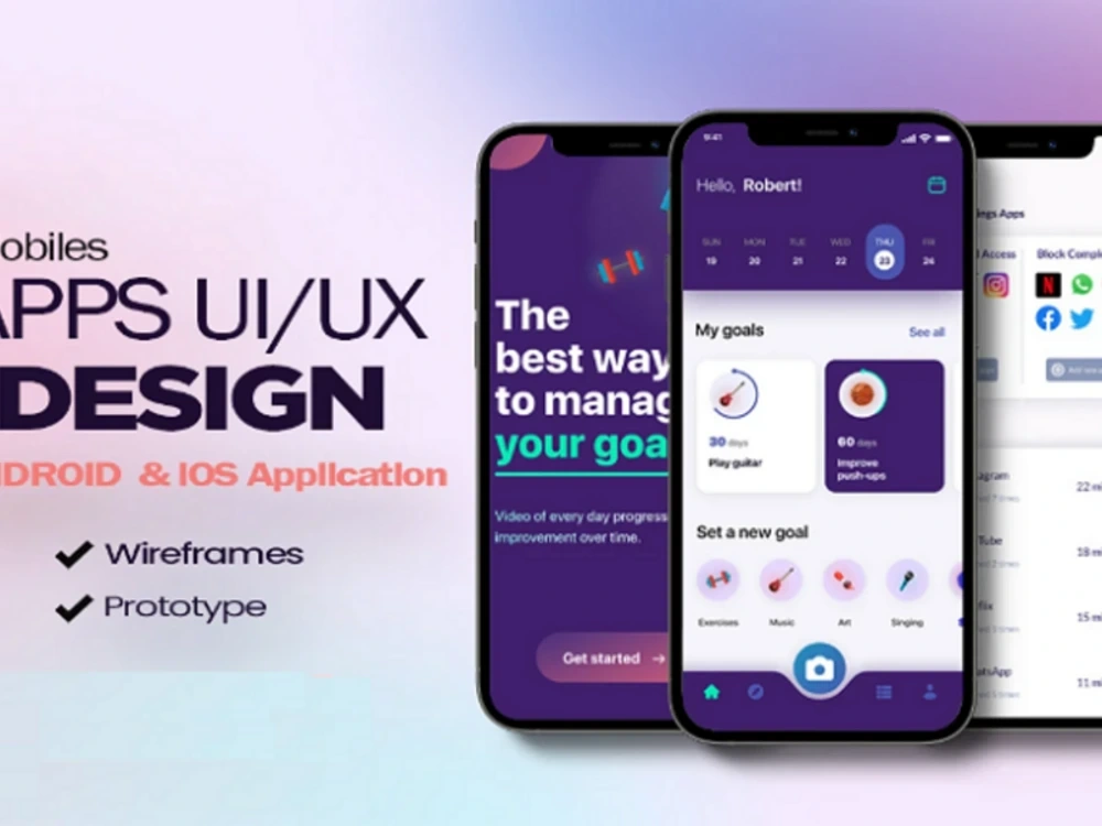 A modern UI UX design for your Mobile App and Web Site | Upwork