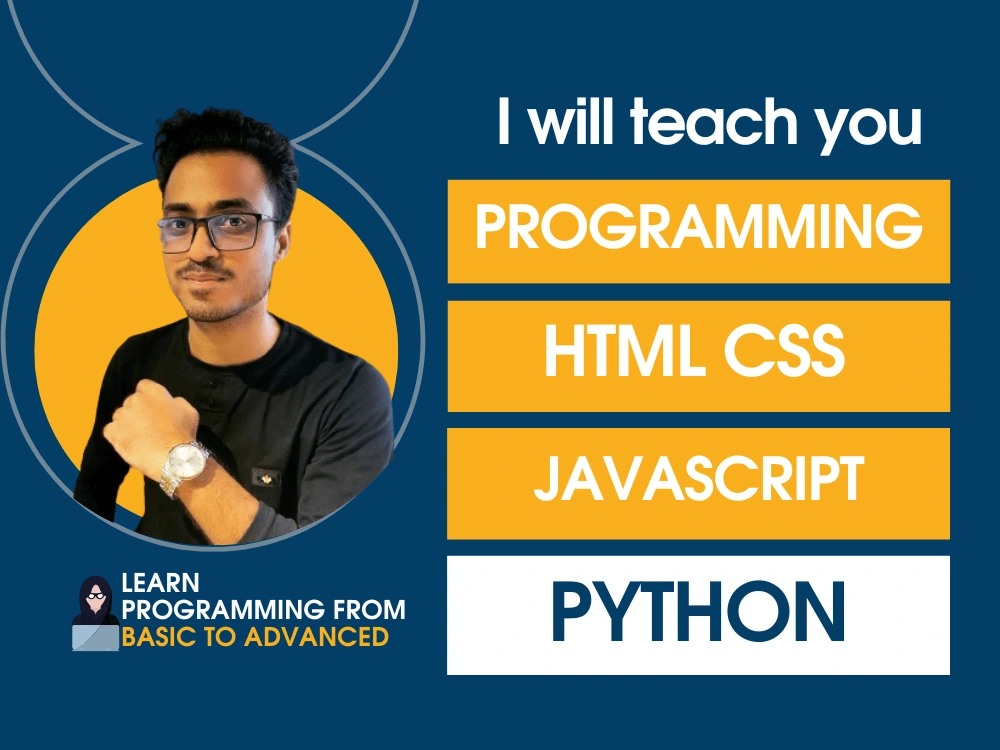 Comprehensive tutoring in HTML, CSS, JavaScript, and Python! | Upwork