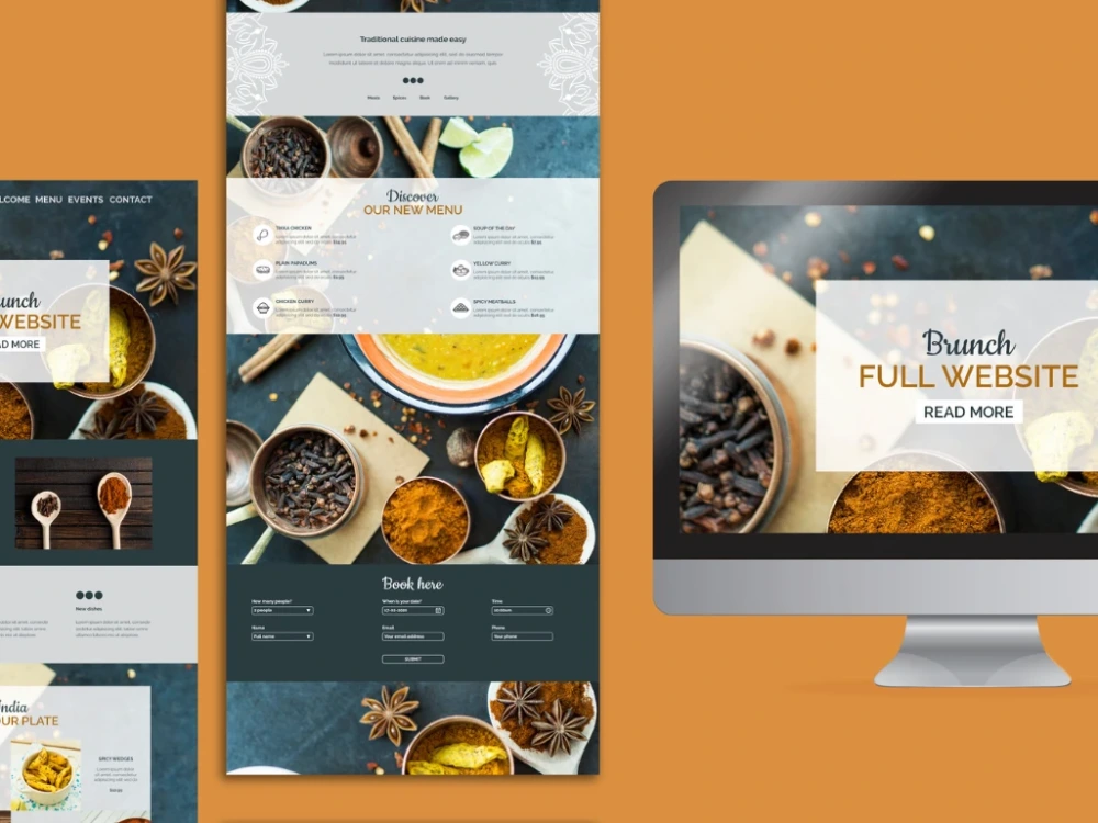 Fully responsive web design with Bootstrap, jQuery plugins, W3c