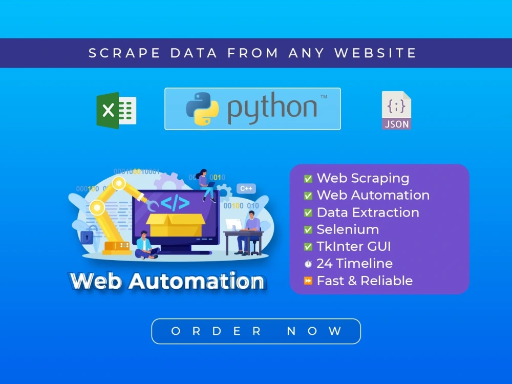 Web Scraping in Python for any Complicated Website in 2–4 days | Upwork