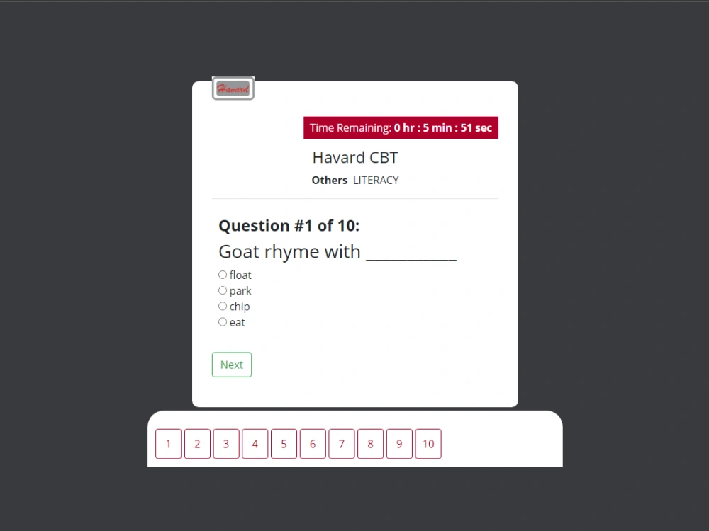 Computer-Based Testing Web Application | Upwork
