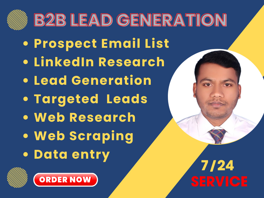 Targeted B2B Lead Generation, LinkedIn lead generation & Web Research ...