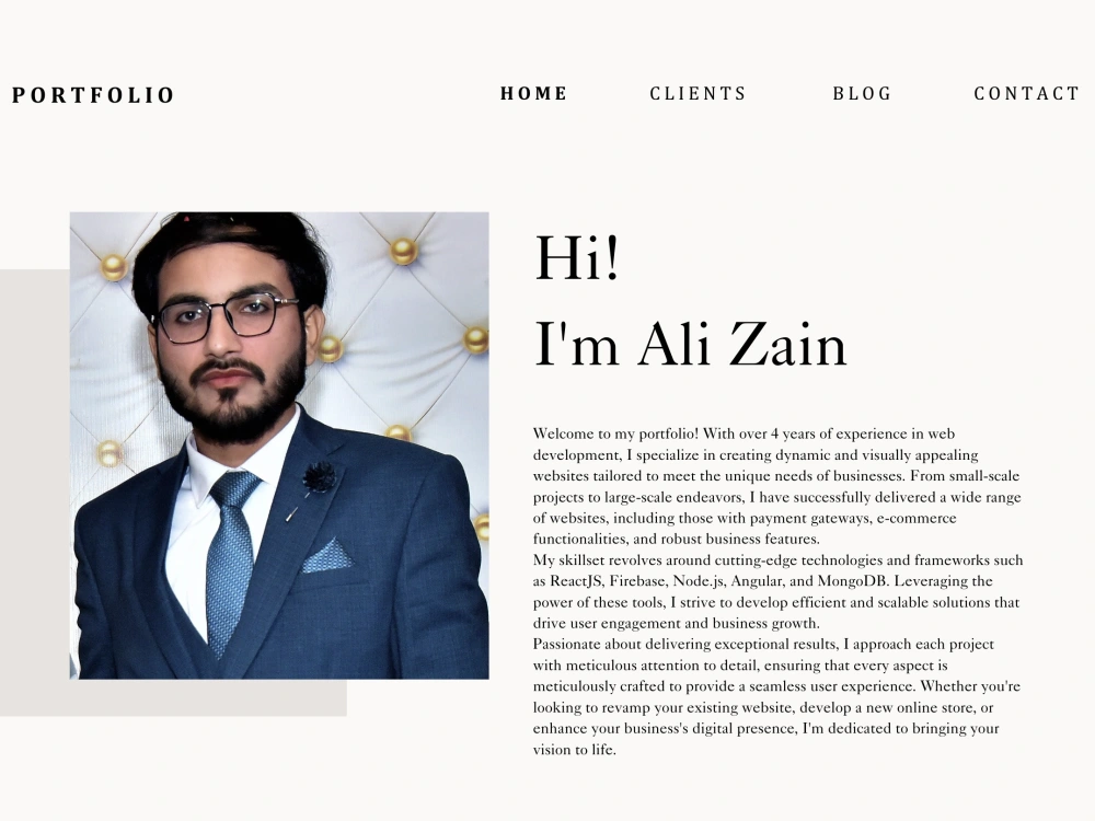 Landing page for your business in react js, html css bootstrap ...