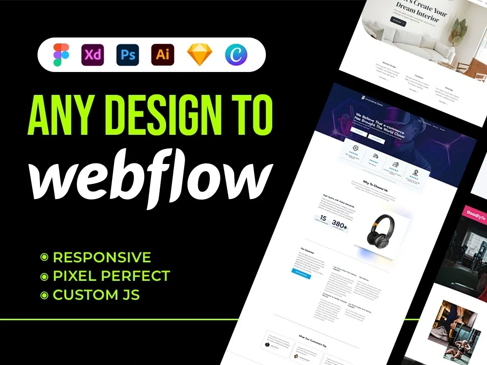 Get Responsive Webflow website design and development | Figma to ...