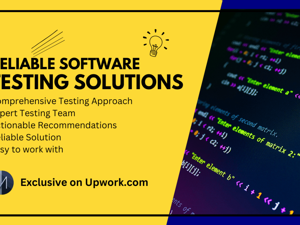 Professional Software Testing Team for Quality Assurance | Upwork