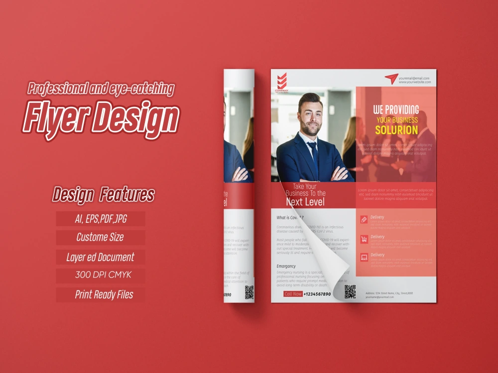 Professional and eye-catching Flyer Design for your business | Upwork