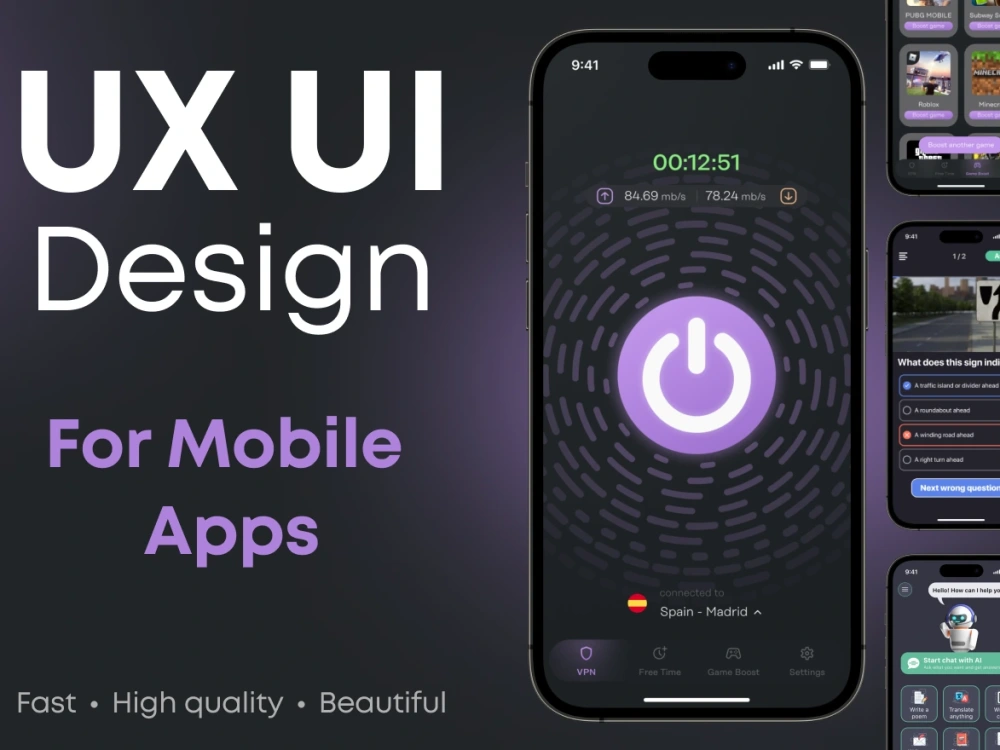 UX UI App Design for iOS and Android in Figma | Upwork