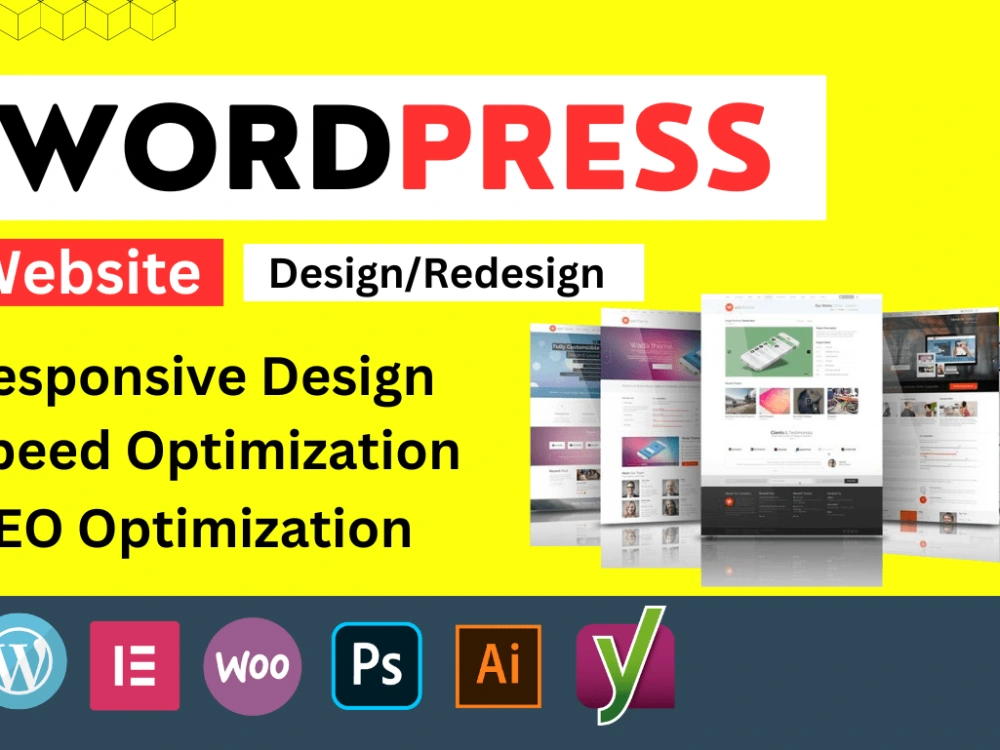 Design responsive wordpress website using elementor pro | Upwork