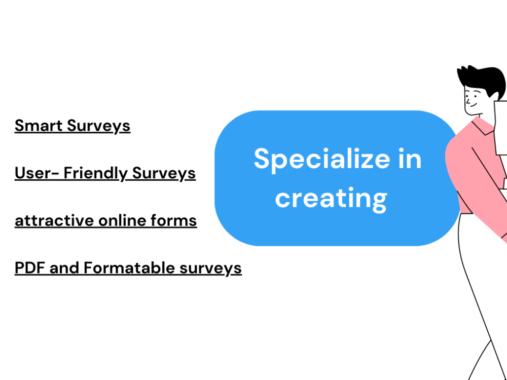 A Survey design in Jotform, Typeform, Google Forms, SurveyMonkey ...